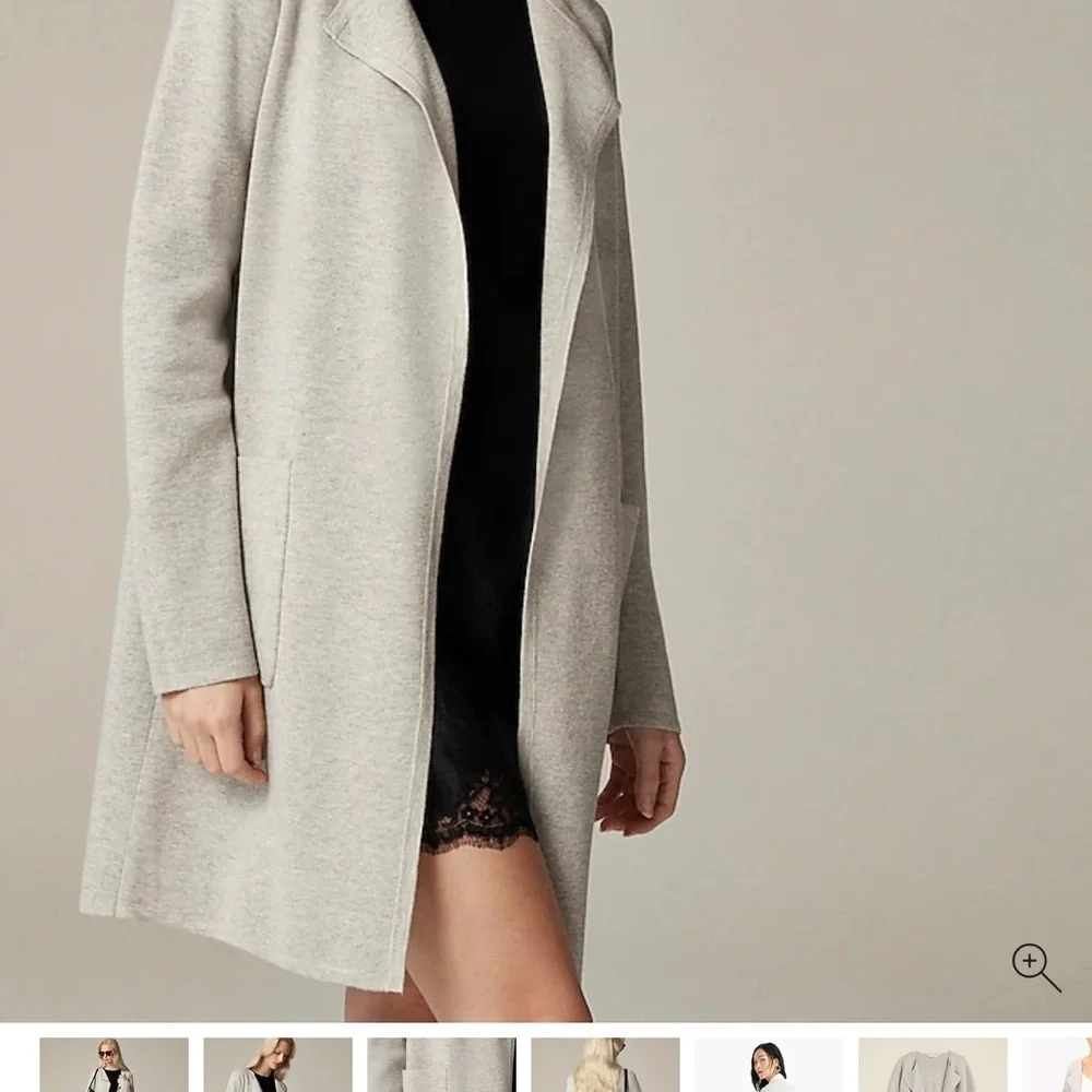 J. Crew Juliette Collarless Sweater Blazer Open Cardigan - Picture 1 of 8